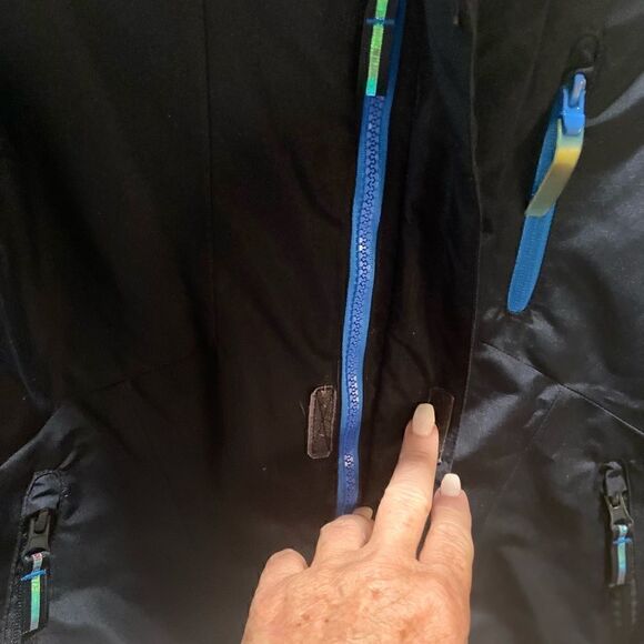 Champion Hooded Hoodie Full Zip Winter Jacket Coat Navy Small Boys 6-7 Outdoors - Picture 8 of 8